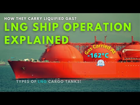 Видео: Грузовое судно СПГ