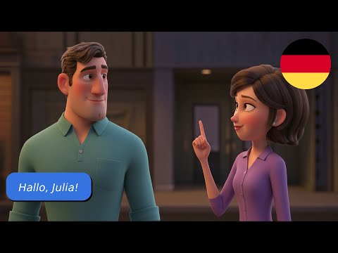 Видео: 10 простых диалогов на немецком языке A1- A2 - В гостиной