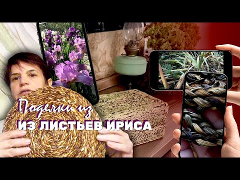 Видео: Поделки из листьев ириса