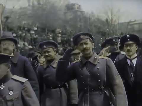 Видео: Владивосток - Последний Парад Белого Движения 22 Мая 1922  ( Кинохроника в Цвете )