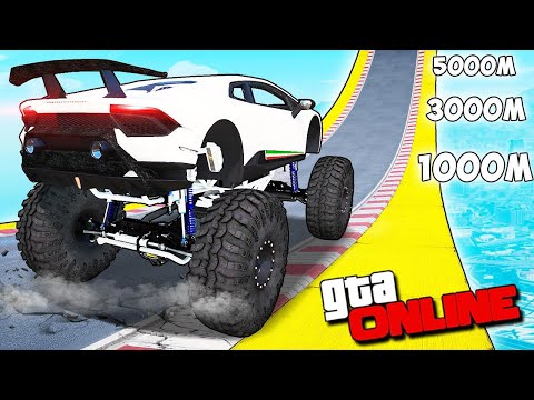 Видео: КАК ВЫСОКО СЛУЧАЙНАЯ МАШИНА СМОЖЕТ ЗАБРАТЬСЯ ПО СТЕНЕ! ЭКСПЕРИМЕНТЫ В ГТА 5!