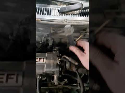 Видео: 4efe заливает свечи( tercel, corsa ,corolla ,corolla 2) датчик температуры, черный дым