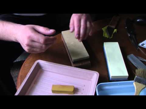 Видео: Японский водный камень KING 1000/6000 + нагура в работе