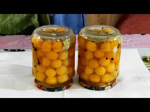 Видео: 🍑 Алыча под оливки: Заготовка на зиму с экзотическим вкусом! 🌿