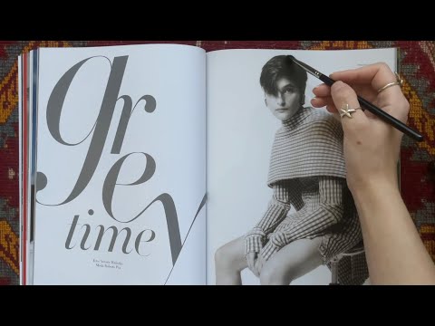 Видео: VOGUE Serbia 🤍 АСМР 🎑 Листаем журнал, обсуждаем тренды и красивые кадры