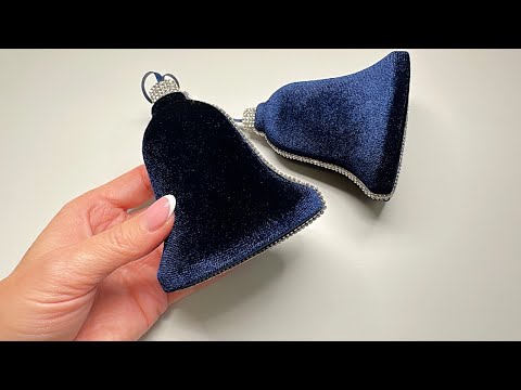 Видео: Обтягиваем колокольчик бархатом.