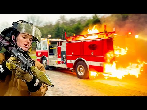 Видео: Купить пожарную машину и уничтожить ее за один день