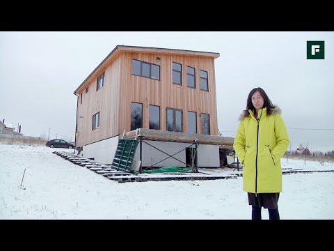 Видео: Скромный снаружи, необычный внутри: скандинавский дом на подмосковных просторах // FORUMHOUSE