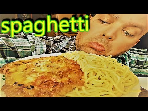 Видео: МУКБАНГ СПАГЕТТИ и запеченная СВИНИНА | MUKBANG spaghetti and Baked Pork