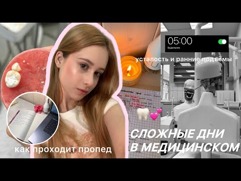 Видео: СЛОЖНАЯ НЕДЕЛЯ В МЕДИЦИНСКОМ/хочу отчислиться? /пропед,бх