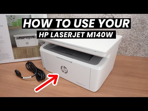 Видео: Как настроить и использовать лазерный принтер HP LaserJet M140w