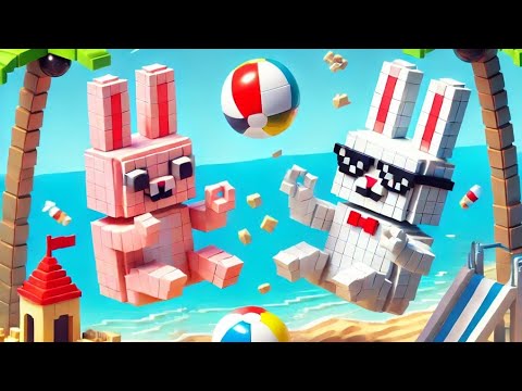 Видео: Два генія досі на пляжі│Super bunny man