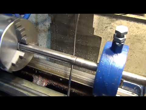 Видео: изготовление шпинделя для сверлильного станка НС 12 А.