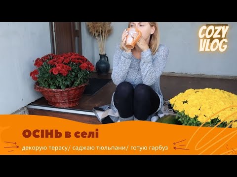 Видео: COZY VLOG🍂 ОРІЄНТАЦІЯ ОСІНЬ🍁 ДЕКОР🎃 РЕЦЕПТИ 🥘ПОСАДКИ🌷 МОТИВАЦІЯ🔥 МІНУСИ ЖИТТЯ В СЕЛІ🐁