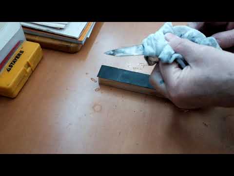 Видео: Регринд спусков ножа в ручную