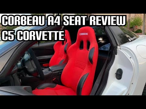 Видео: Обзор сиденья C5 Corvette Corbeau A4 (4 года)