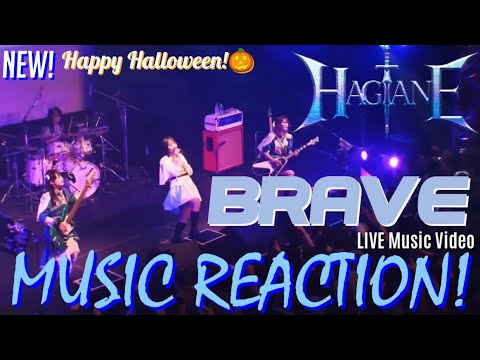 Видео: ПРЕВОСХОДНЫЙ МЕТАЛЛ!!🔥⚔️Музыкальное видео HAGANE - BRAVE LIVE (Новинка!) | Реакция на музыку🎃