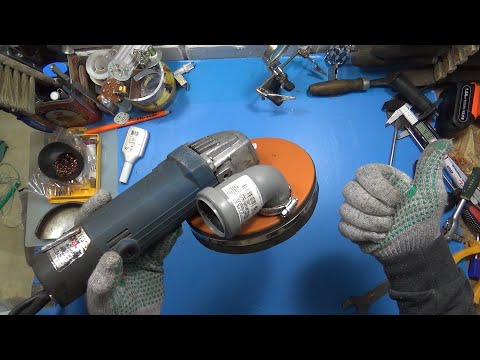 Видео: Полезная самоделка из заглушки канализационной трубы. Кожух пылеотводный для УШМ.