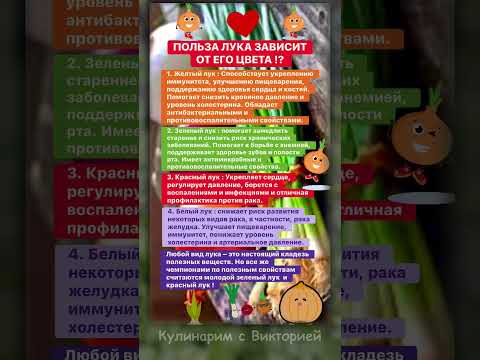 Видео: Какой лук полезнее #shorts #зож #лук