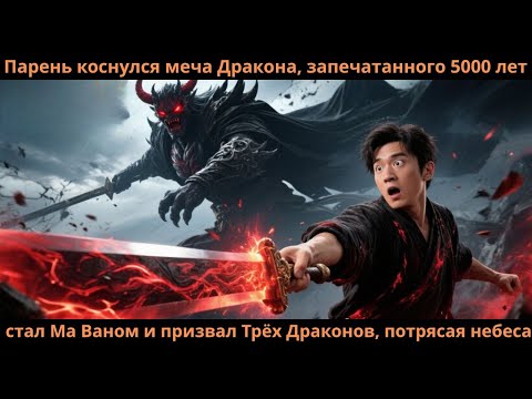 Видео: Парень коснулся меча Дракона запечатанного5000летсталМa Ваном и призвал ТрёхДраконов потрясая небеса