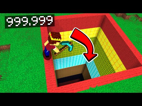 Видео: КТО ПЕРВЫЙ ПРОКОПАЕТ ТОННЕЛЬ НА 999.999 БЛОКОВ ВНИЗ?! БИТВА КОПАТЕЛЕЙ! Minecraft