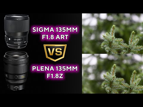 Видео: Никон где боке? Объектив Никон Plena 135 F1.8 и Sigma ART 135mm F1.8