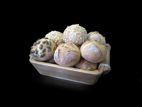 Видео: Немецкие пшенично-ржаные булочки