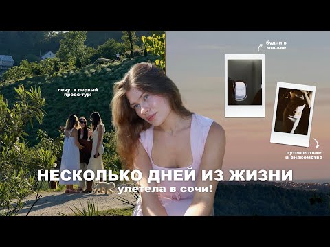 Видео: несколько дней из жизни | лечу в сочи в пресс-тур