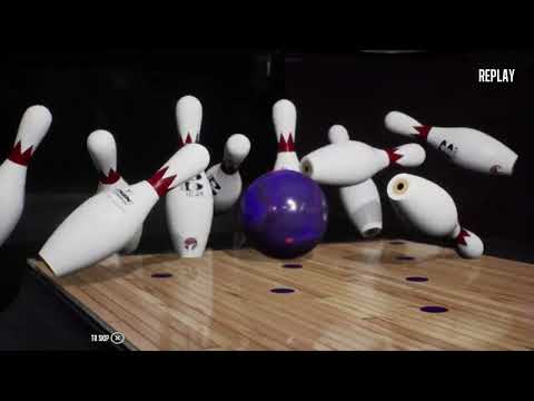 Видео: PBA Pro Bowling - Игра на 300 очков на Chameleon с командой Columbia 300 Urge
