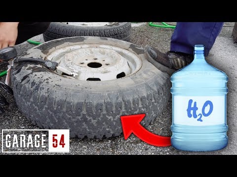 Видео: Что если, НАКАЧАТЬ КОЛЕСА ВОДОЙ?