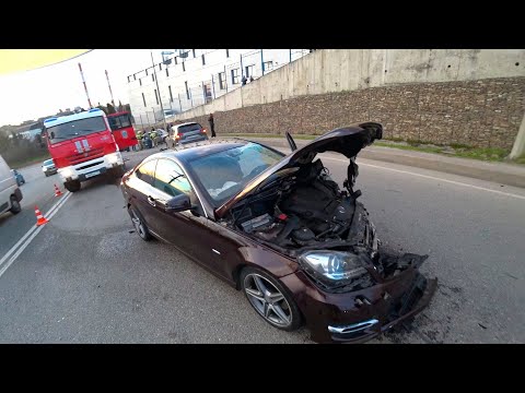 Видео: Мерседес вылетел на встречку. Смертельное ДТП