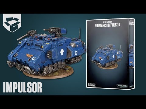 Видео: Анбоксинг -  Space Marine Primaris Impulsor