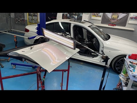 Видео: Door removal BMW 5 series G30 | paintless dent repair on alluminium door | Ремонт двери без покраски