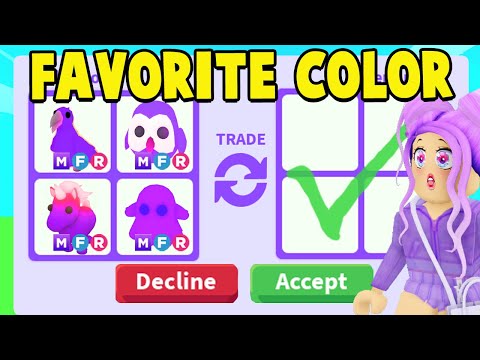 Видео: Обмен питомцами в их любимых цветах! (Усынови меня)