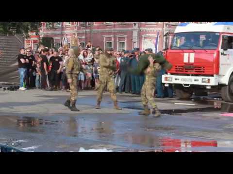 Видео: Показательное выступление ВПК "Радомир" 12.06.2017г.