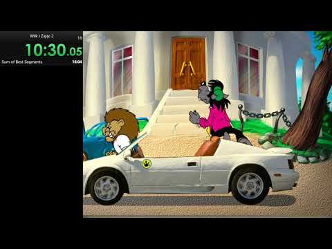 Видео: Wilk i Zając 2 (Ну, погоди! Выпуск 3. Песня для зайца) - speedrun in 15:53