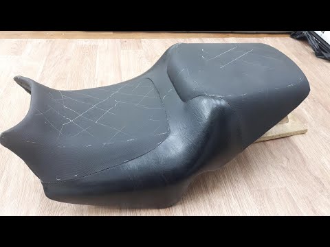 Видео: HONDA X4. Меняю дизайн сидения. Redesigning the motorcycle seat.