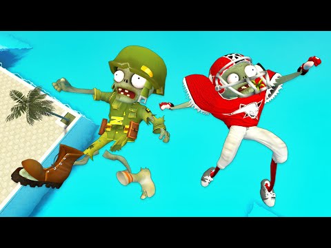 Видео: PvZ: Рэгдолл Прыжки и Падения [GMOD] - Серия 57