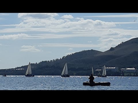 Видео: Озеро Банное! Мы на лодочке катались⛵!