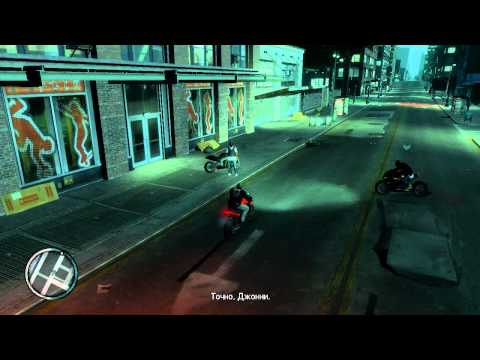 Видео: Миссия Прохожего Malc 1 Two wheels revenge прохождение GTA 4 EFLC TLaD