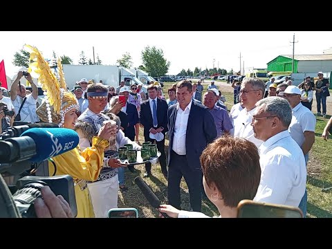 Видео: "День поля" в селе Новомурапталово Куюргазинского района Республики Башкортостан