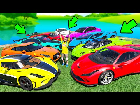 Видео: Я УГНАЛ СРАЗУ 9 НОВЫХ ЧИТ ТАЧЕК ЗА 180 СЕКУНД! БИТВА ВОРОВ В ГТА 5! ГТА 5 МОДЫ!