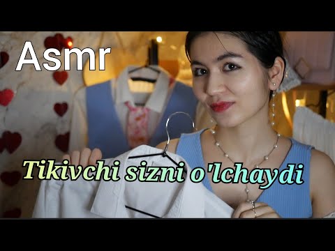 Видео: Men sizga ko'ylak tikib beraman va  o'lchayman asmr.Асмо ателье