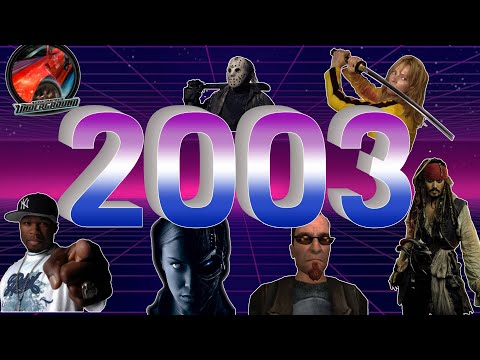 Видео: 2003 зарубежный/ Ужасы "бронзового века", эпохальные сиквелы, хиты рока и RNB, культовые игры