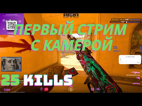 Видео: CS2 | Играем с камерой | Первый стрим | Проверим реакцию