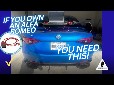 Видео: Самый важный инструмент для вашего Alfa Romeo Giulia Stelvio (multiecuscan исправление мигания од...
