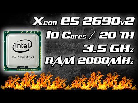 Видео: E5 2689 официально повержен. 🔥 Xeon E5 2690v2 🔥 лучше во всём. Холодный, производительный, но.....