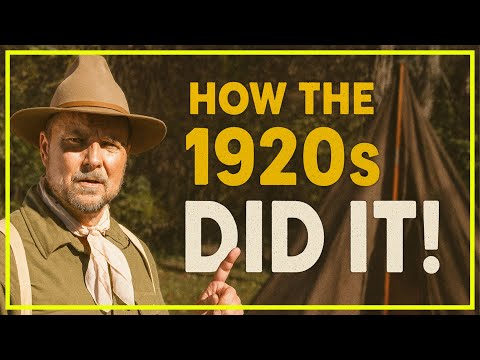 Видео: Окрашивание и водоотталкивающая обработка палатки Kephart George 1920-х годов — классический брез...