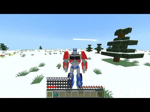 Видео: Я НАШЕЛ ЛУЧШИЙ МОД НА ТРАНСФОРМЕРОВ В МАЙНКРАФТ Transformers Minecraft