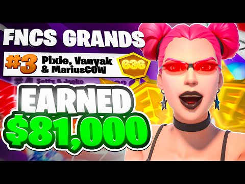 Видео: 3-Е МЕСТО, ГРАНД-ФИНАЛ FNCS 🏆 ($81 000) | при участии Vanyak и MariusCOW